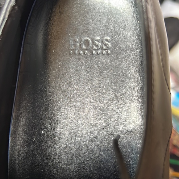 BOSS by HUGO BOSS leather shoes excellent condition all leather size 11 - Picture 6 of 10